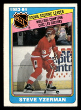 1984-85 O-Pee-Chee #385 Steve Yzerman UER LL VG-EX OPC 