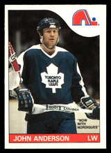 1985-86 O-Pee-Chee #20 John Anderson Near Mint OPC 
