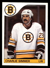 1985-86 O-Pee-Chee #87 Charlie Simmer Near Mint+ OPC 