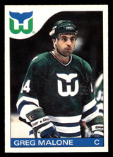 1985-86 O-Pee-Chee #118 Greg Malone Near Mint OPC 