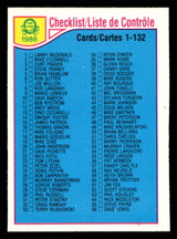 1985-86 O-Pee-Chee #165 Checklist Near Mint+ OPC 