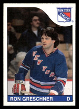 1985-86 O-Pee-Chee #182 Ron Greschner Near Mint+ OPC 