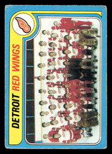 1979-80 O-Pee-Chee #249 Red Wings Team CL G-VG OPC 