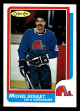 1986-87 O-Pee-Chee #92 Michel Goulet Near Mint OPC 