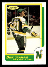 1986-87 O-Pee-Chee #143 Dirk Graham Near Mint RC Rookie OPC 