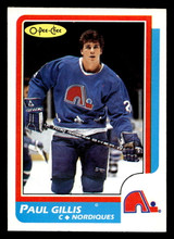 1986-87 O-Pee-Chee #168 Paul Gillis Near Mint RC Rookie OPC 