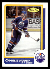 1986-87 O-Pee-Chee #211 Charlie Huddy Ex-Mint OPC 