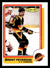 1986-87 O-Pee-Chee #251 Brent Peterson Near Mint OPC 