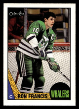 1987-88 O-Pee-Chee #187 Ron Francis Near Mint+ OPC 