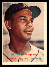 1957 Topps #6 Hector Lopez UER Excellent  ID: 511757