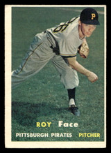 1957 Topps #166 Roy Face Very Good  ID: 511781