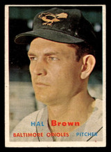 1957 Topps #194 Hal Brown Very Good 