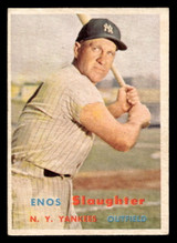 1957 Topps #215 Enos Slaughter Excellent+  ID: 511797
