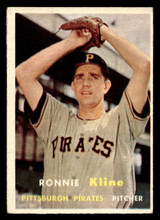 1957 Topps #256 Ron Kline Excellent 