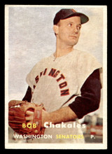 1957 Topps #261 Bob Chakales Excellent+  ID: 511810