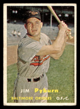 1957 Topps #276 Jim Pyburn VG-EX RC Rookie 