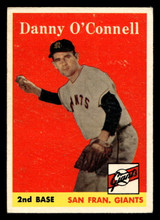 1958 Topps #166 Danny O'Connell Excellent  ID: 511883