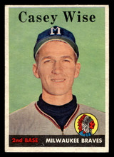 1958 Topps #247 Casey Wise Poor 