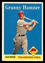 1958 Topps #268 Granny Hamner Excellent  ID: 511902