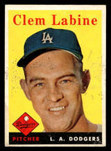 1958 Topps #305 Clem Labine UER Excellent+  ID: 511912