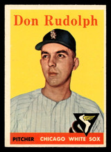 1958 Topps #347 Don Rudolph UER Ex-Mint RC Rookie 