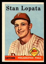 1958 Topps #353 Stan Lopata Excellent  ID: 511930