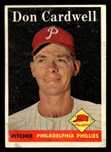 1958 Topps #372 Don Cardwell Good 