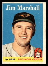 1958 Topps #441 Jim Marshall UER Excellent RC Rookie  ID: 511951