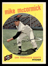 1959 Topps #148 Mike McCormick Excellent+  ID: 512006