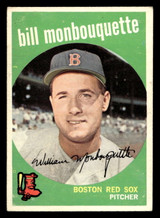 1959 Topps #173 Bill Monbouquette Excellent RC Rookie  ID: 512014