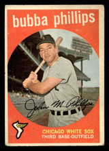 1959 Topps #187 Bubba Phillips Very Good  ID: 512024
