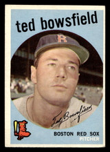 1959 Topps #236 Ted Bowsfield Excellent+ RC Rookie  ID: 512047