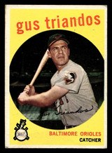 1959 Topps #330 Gus Triandos UER Excellent  ID: 512088