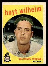 1959 Topps #349 Hoyt Wilhelm UER Excellent+  ID: 512097