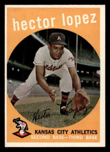 1959 Topps #402 Hector Lopez UER Ex-Mint  ID: 512130