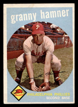 1959 Topps #436 Granny Hamner Excellent+  ID: 512167
