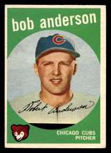 1959 Topps #447 Bob Anderson Excellent+  ID: 512173