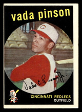 1959 Topps #448 Vada Pinson UER Excellent  ID: 512174