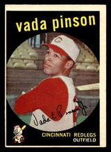 1959 Topps #448 Vada Pinson UER Excellent  ID: 512175