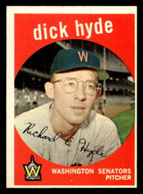 1959 Topps #498 Dick Hyde Ex-Mint 
