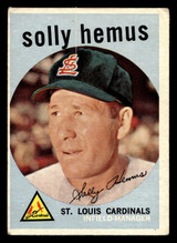 1959 Topps #527 Solly Hemus Very Good  ID: 512215