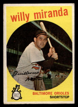 1959 Topps #540 Willy Miranda VG-EX  ID: 512221