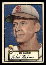 1952 Topps #58 Bob Mahoney Poor RC Rookie Black Back 