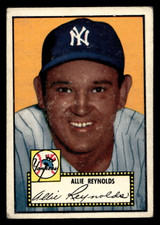 1952 Topps #67 Allie Reynolds Very Good Black Back 