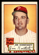 1952 Topps #108 Jim Konstanty VG-EX 