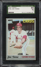 1970 Topps #190 Joe Torree Cardinals SGC 7 Near Mint