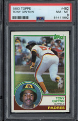 1983 Topps #482 Tony Gwynn Padres PSA 8 NN-Mint RC ID: 512663