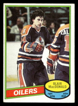 1980-81 O-Pee-Chee #32 Blair MacDonald Excellent+ OPC 