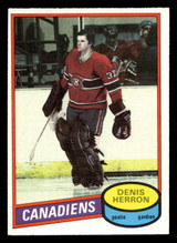 1980-81 O-Pee-Chee #130 Denis Herron Near Mint OPC  ID: 512728