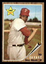 1962 Topps #104 Ted Savage Ex-Mint RC Rookie  ID: 512826
